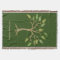 Grandparent's 14 Leaf Tree Green Throw Blanket