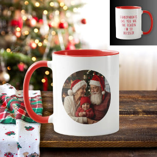 Grandparents and Grandchild Photo Coffee Mug