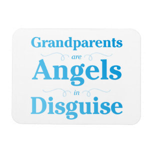 Grandparents are Angels in Disguise Magnet