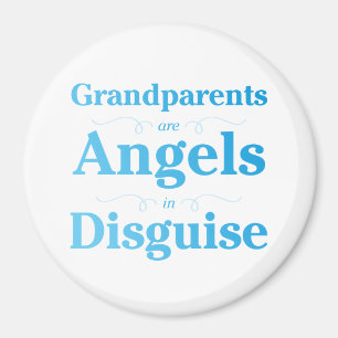 Grandparents are Angels in Disguise Magnet