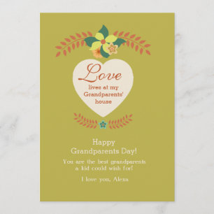Grandparents Are Special Grandparents Day Card