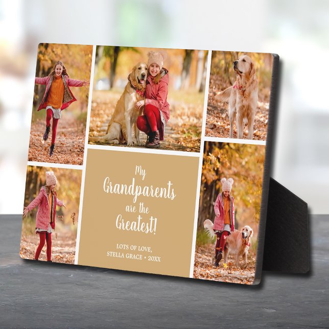 Grandparents are the Greatest Photo Collage Plaque (Creator Uploaded)