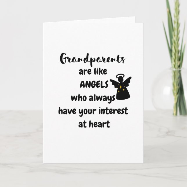 Grandparents - blank card (Front)