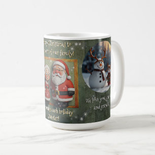 Grandparents Christmas Personalised Photo Gift Coffee Mug