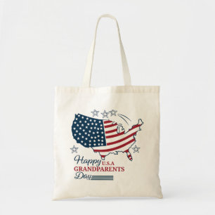 Grandparents Day 2025 USA Vector Tote Bag