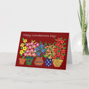 Grandparents Day Card - Flower Power