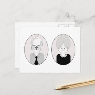 Grandparents Day - Couple Postcard