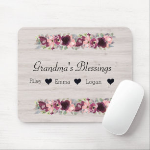 Grandparents Day Gift for Grandma's Blessings  Mouse Pad