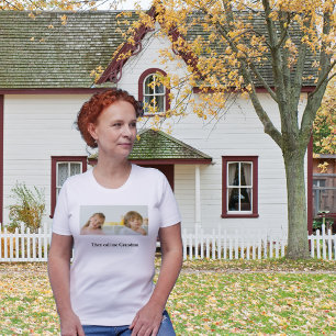 Grandparents Day Grandma Customise Photo T-Shirt