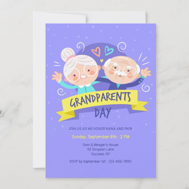 Grandparents Day Invitation (Front)