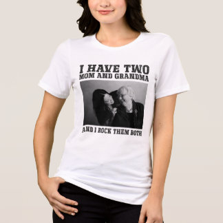 Grandparents Day Personalised grandmother Tri-Blend Shirt