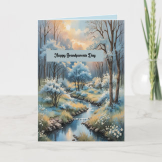 Grandparents Day with Blue Forest Card