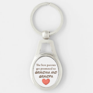 Grandparents Get Promoted keychains