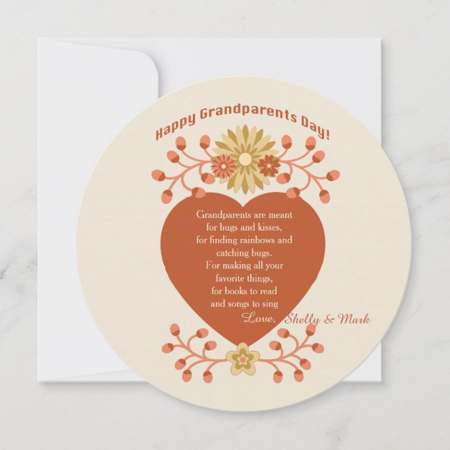 Grandparents' Love Grandparents Day Card (Front)