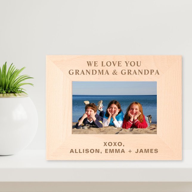 Grandparents Love You Photo Etched Frames (Creator Uploaded)
