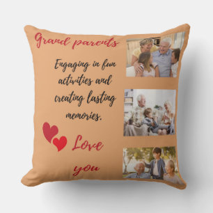 Grandparents Love You Throw Pillow