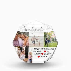 GRANDPARENTS MAKE LIFE GRAND PHOTO COLLAGE  BLOCK