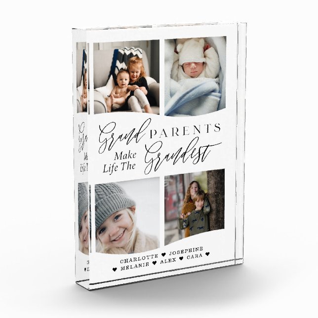 Grandparents Make Life The Grandest Photo Collage (Left)