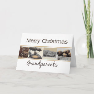 Grandparents Merry Christmas card