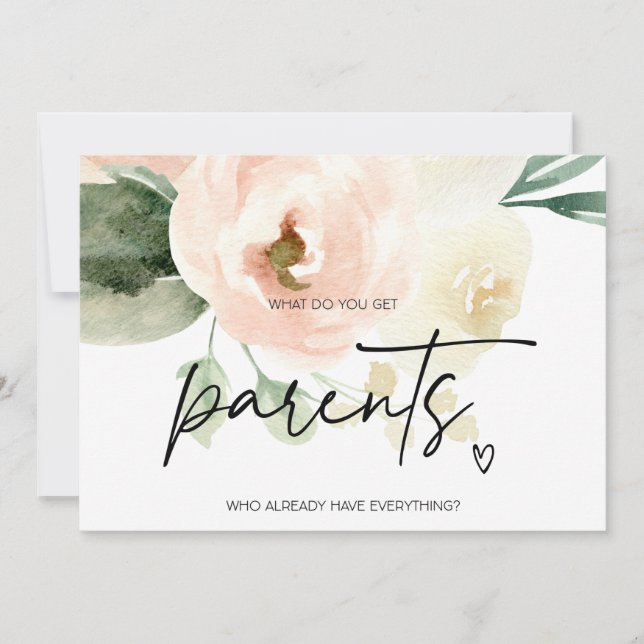 Grandparents Pregnancy Reveal Parents Having Baby Card (Front)