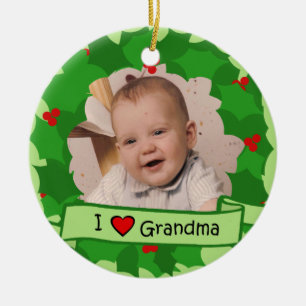 Grandparents Wreath Ceramic Tree Decoration