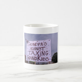 Grandpa's Against Taxing Grandkids Coffee Mug