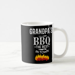 Grandpa's Bbq The Best In Town Bbq Lovers Sarcasti Coffee Mug