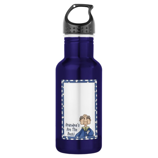 Grandpa's Bottle-works 32 oz 532 Ml Water Bottle (Front)