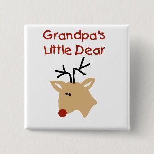 Grandpa's Dear T-shirts and Gifts 15 Cm Square Badge