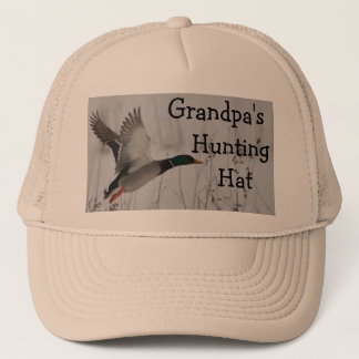 Grandpa's Duck Hunting Fashion Design by Janz Trucker Hat