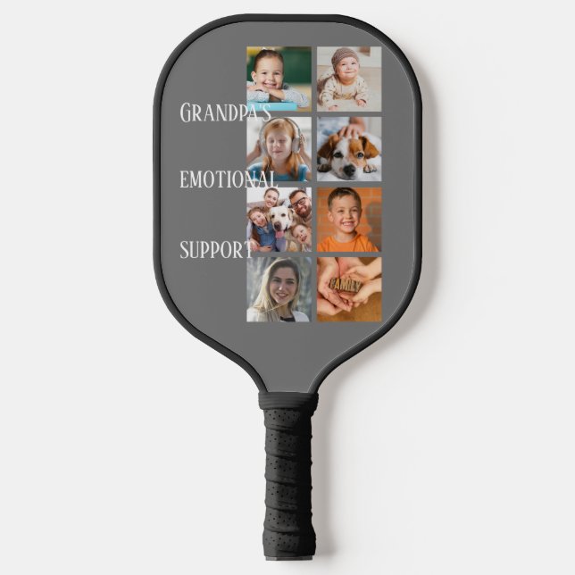 Grandpa's Emotional Support Pickleball Paddle (Front)