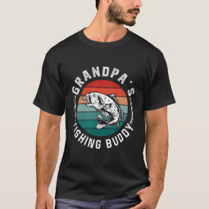 Grandpa'S Fishing Buddy Fisherman Buddies Fisher T-Shirt