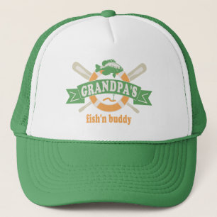 Grandpa's Fish'n Buddy Trucker Hat