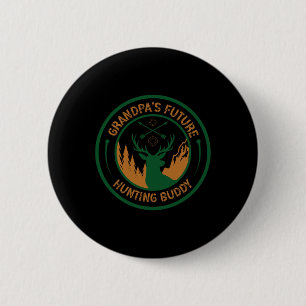 Grandpa's Future Hunting Buddy Grandson Hunting Bu 6 Cm Round Badge