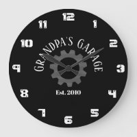 Grandpa's Garage Gear Year Established Custom Date