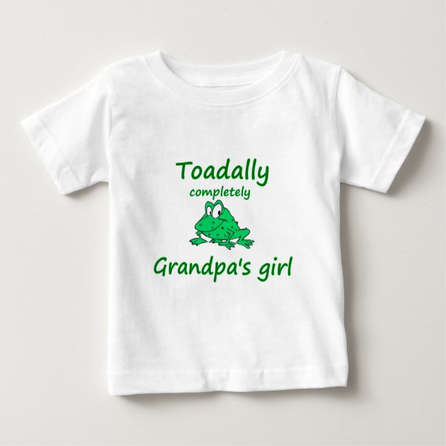 grandpa's girl baby T-Shirt (Front)
