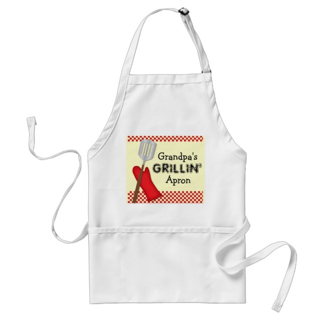 Grandpa's Grillin Apron (Front)