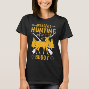 Grandpa's Hunting Buddy Grandson Hunting Buddies  T-Shirt