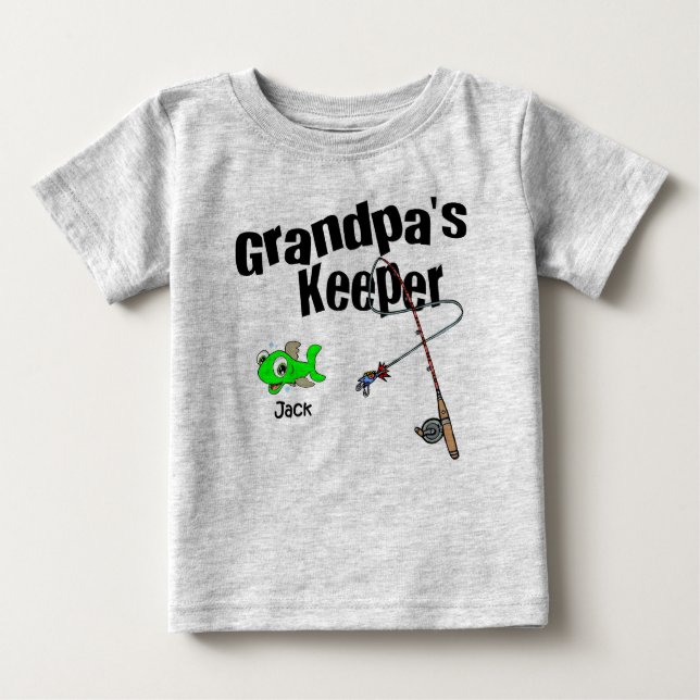 Grandpa's Keeper Jack T-shirt and Gifts (Front)