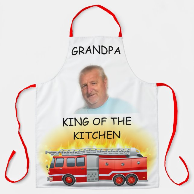 Grandpa's Legendary Firehouse Kitchen Apron (Front)