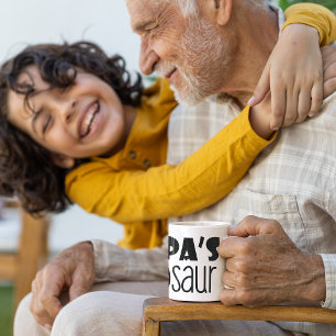 Grandpa's Little dinosaur's Quote l Fathers Day Mug