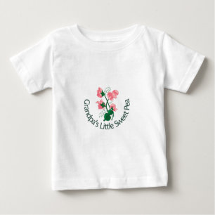 Grandpas Little Sweet Pea Baby T-Shirt