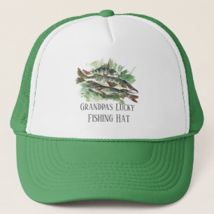 Grandpas Lucky Fishing Hat   Pike and Perch