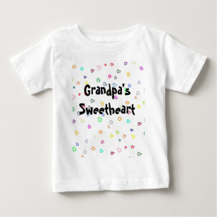 Grandpa's Sweetheart Baby T-Shirt