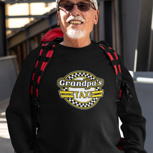 Grandpa's Taxi Sign Sweatshirt
