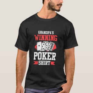 Grandpas Winning Poker Shirt Blackjack Texas Holde