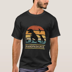 Grandpasaurus Grandpa Dinosaur Saurus Christmas Ha T-Shirt