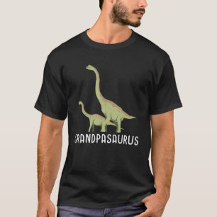 Grandpasaurus Grandpa Grandparent Grandfather Pale T-Shirt