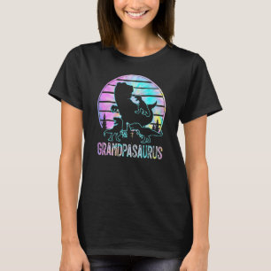 Grandpasaurus Retro Grandpa Saurus Dinosaur Kid Fa T-Shirt