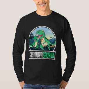 Grandpasaurus Rex Dinosaur Saurus Grandpa Matching T-Shirt